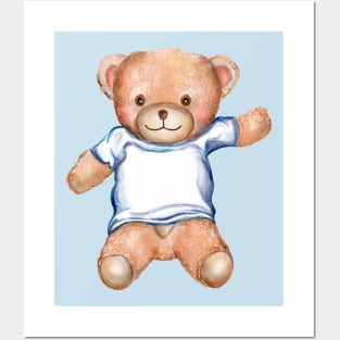 Adorable Teddy Bear Toy Posters and Art